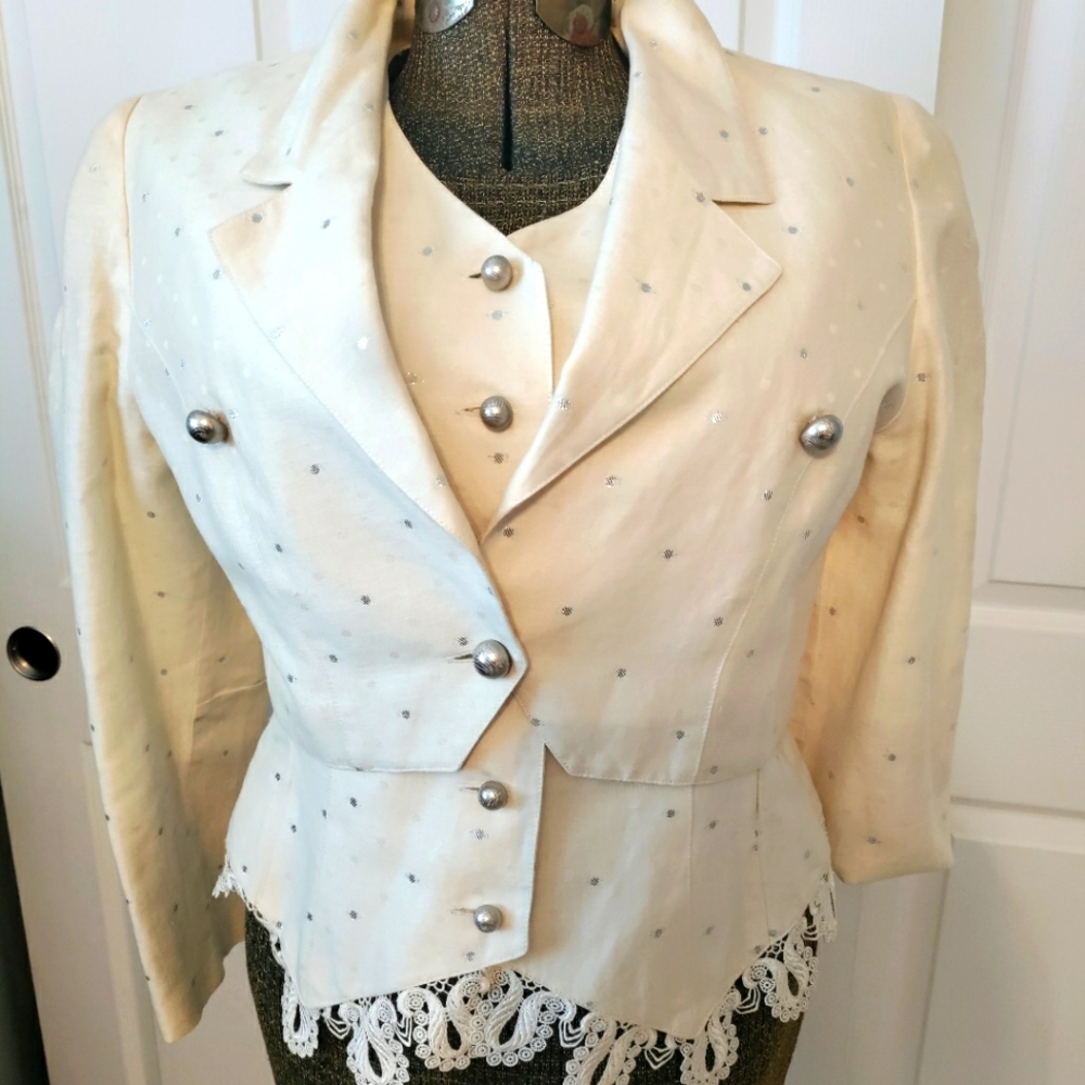 Linen Jacket/Camisole Jacket Bolero